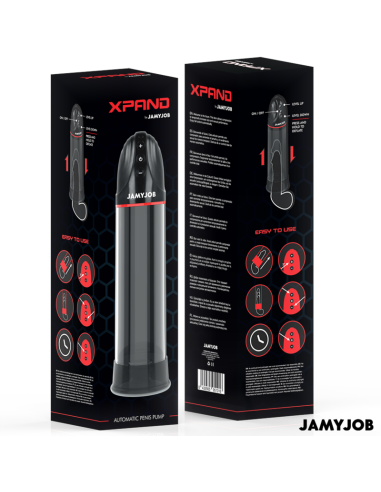 JAMYJOB XPAND BOMBA AUTOMATICA 3 NIVELES DE ONDAS ESTIMULADORAS GRIS