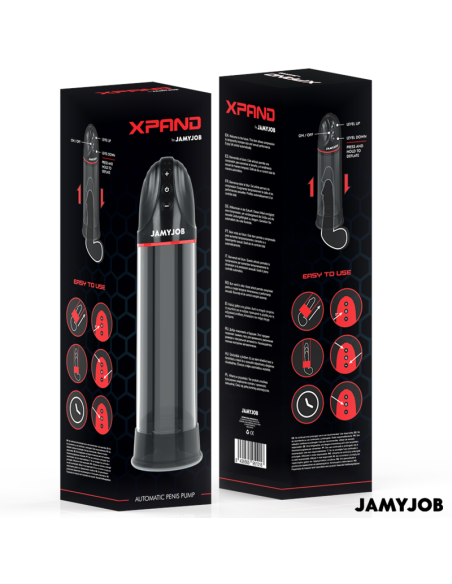 JAMYJOB XPAND BOMBA AUTOMATICA 3 NIVELES DE ONDAS ESTIMULADORAS GRIS JAMYJOB XPAND BOMBA AUTOMATICA 3 NIVELES DE ONDAS ESTIMULADORAS GRIS