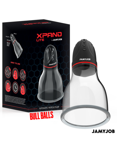 JAMYJOB XPAND LITE BOMBA AUTOMTICA DE TESTICULOS 3 NIVELES DE ONDAS ESTIMULADORAS GRIS