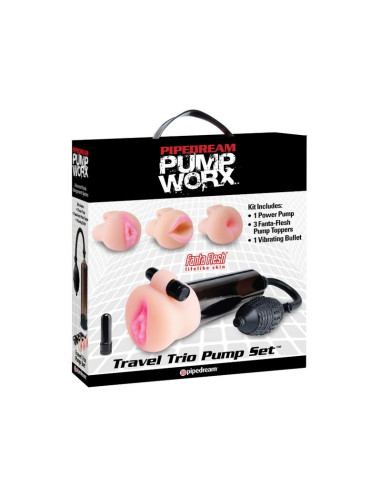 PUMP WORX BOMBA DE ONDAS ESTIMULADORAS CON MASTURBADOR