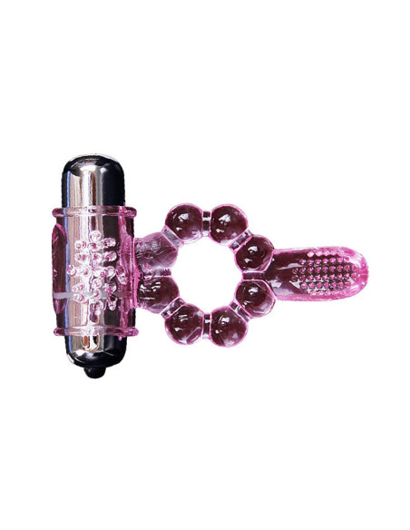 BAILE ANILLO SILICONA 10 RITMOS LENGUA CON VIBRACION ROSA BAILE ANILLO SILICONA 10 RITMOS LENGUA CON VIBRACION ROSA