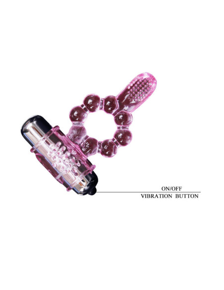 BAILE ANILLO SILICONA 10 RITMOS LENGUA CON VIBRACION ROSA BAILE ANILLO SILICONA 10 RITMOS LENGUA CON VIBRACION ROSA