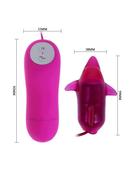 BAILE CUTE SECRET DELFIN VIBRADOR 12V BAILE CUTE SECRET DELFIN VIBRADOR 12V