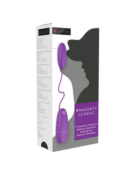 B SWISH BNAUGHTY CLASSIC VIBRATING BULLET PURPLE B SWISH BNAUGHTY CLASSIC VIBRATING BULLET PURPLE