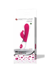 PRETTY LOVE FLIRTATION VIBRADOR CON ESTIMULADOR FELIX 2
