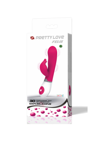 PRETTY LOVE FLIRTATION VIBRADOR CON ESTIMULADOR FELIX