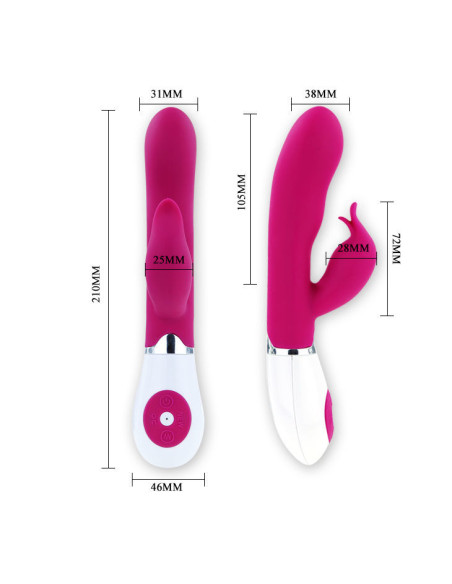 PRETTY LOVE FLIRTATION VIBRADOR CON ESTIMULADOR FELIX PRETTY LOVE FLIRTATION VIBRADOR CON ESTIMULADOR FELIX
