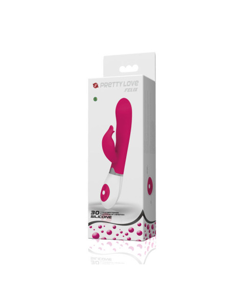 PRETTY LOVE FLIRTATION VIBRADOR CON ESTIMULADOR FELIX PRETTY LOVE FLIRTATION VIBRADOR CON ESTIMULADOR FELIX