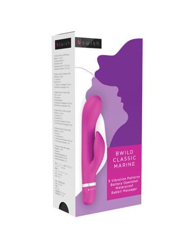 B SWISH BWILD CLASSIC MARINE RABBIT VIBRATOR CERISE