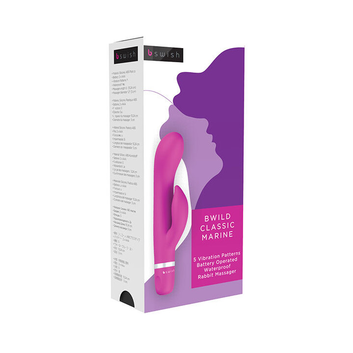 B SWISH BWILD CLASSIC MARINE RABBIT VIBRATOR CERISE