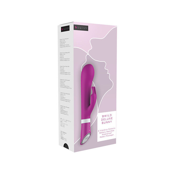 B SWISH BWILD DELUXE BUNNY RABBIT VIBRATOR RASPBERRY
