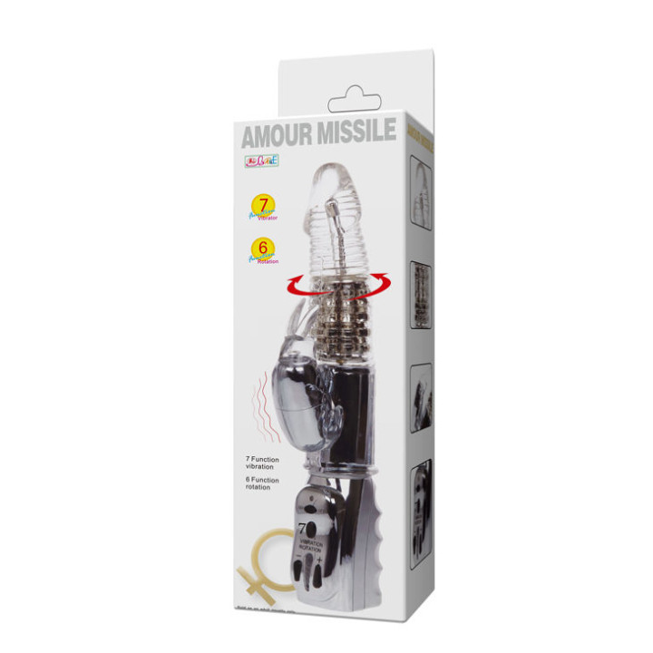 BAILE AMOUR MISSILE ROTADOR TRANSPARENTE 265 CM