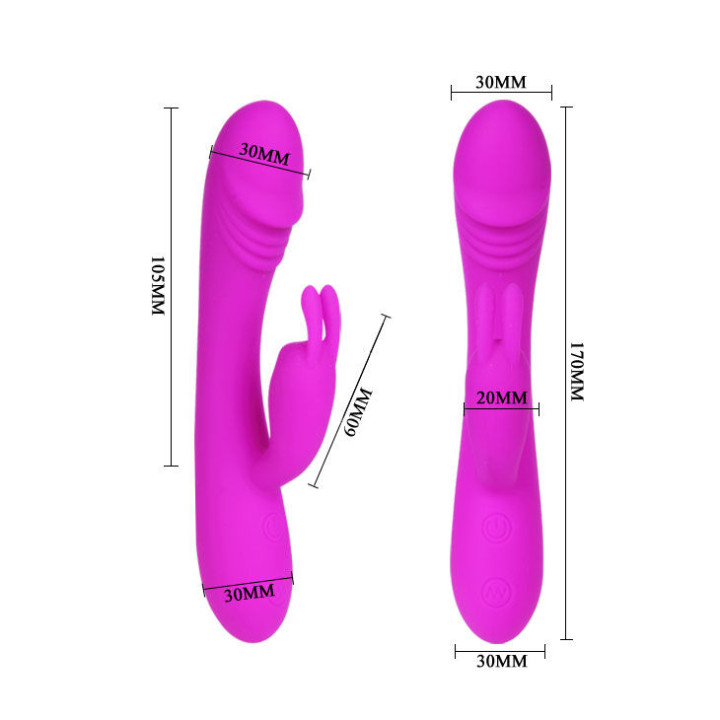 PRETTY LOVE SMART VIBRADOR CON RABBIT 30 MODOS HUNTER
