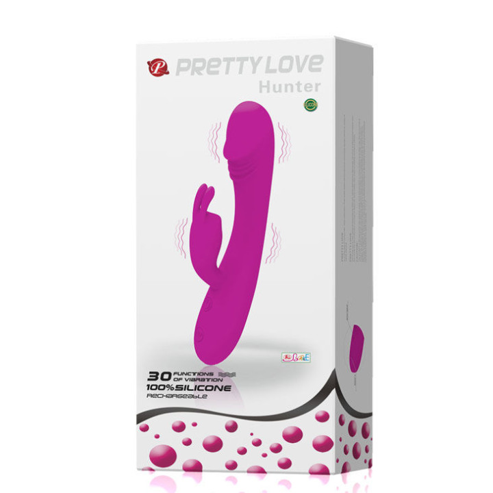 PRETTY LOVE SMART VIBRADOR CON RABBIT 30 MODOS HUNTER