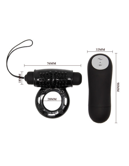 BAILE ANILLO CONTROL REMOTO NEGRO 20V BAILE ANILLO CONTROL REMOTO NEGRO 20V