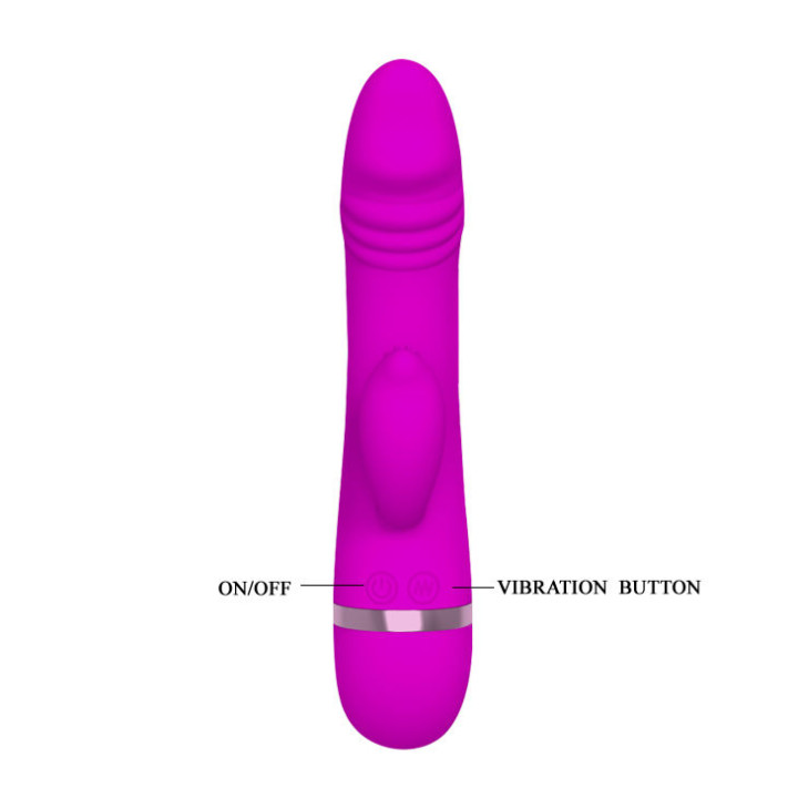 PRETTY LOVE FLIRTATION VIBRADOR CON RABBIT DAVID