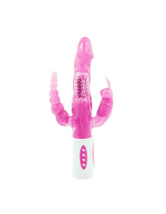 BAILE PRETTY BUNNY TRIPLE VIBRADOR ROTADOR 2