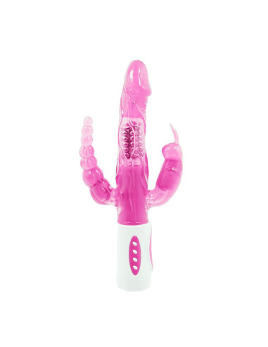 BAILE PRETTY BUNNY TRIPLE VIBRADOR ROTADOR