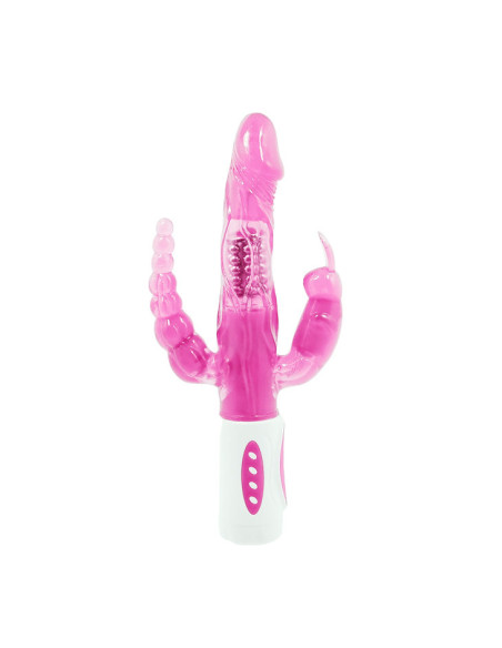 BAILE PRETTY BUNNY TRIPLE VIBRADOR ROTADOR BAILE PRETTY BUNNY TRIPLE VIBRADOR ROTADOR