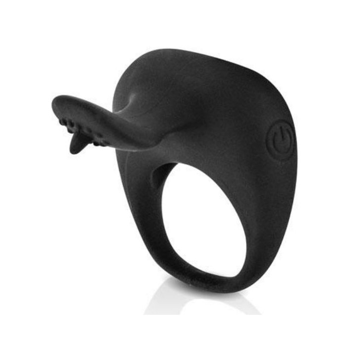 PRETTY LOVE THIMBLE ANILLO VIBRADOR NEGRO