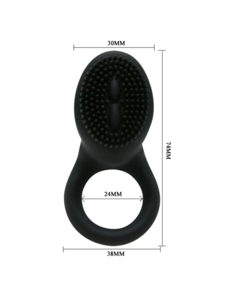 PRETTY LOVE COBRA ANILLO VIBRADOR COBRA NEGRO PRETTY LOVE COBRA ANILLO VIBRADOR COBRA NEGRO