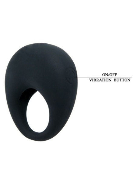 PRETTY LOVE TRAP ANILLO VIBRADOR NEGRO PRETTY LOVE TRAP ANILLO VIBRADOR NEGRO