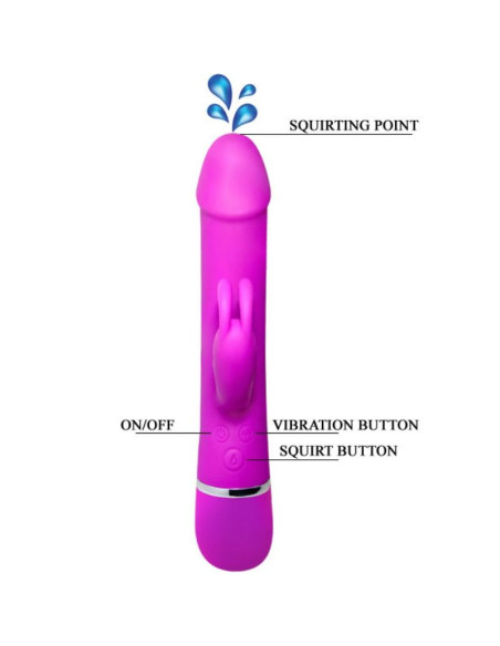PRETTY LOVE VIBRADOR HENRY 12 MODOS DE VIBRACION Y FUNCION SQUIRT PRETTY LOVE VIBRADOR HENRY 12 MODOS DE VIBRACION Y FUNCION SQUIRT