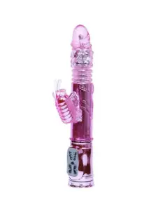 BAILE VIBRADOR RECARGABLE CON ROTACION Y ESTIMULADOR THROBBING BUTTERF