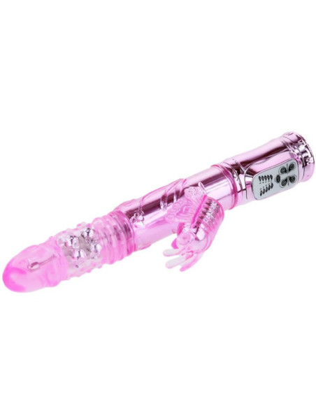 BAILE VIBRADOR RECARGABLE CON ROTACION Y ESTIMULADOR THROBBING BUTTERF BAILE VIBRADOR RECARGABLE CON ROTACION Y ESTIMULADOR THROBBING BUTTERF