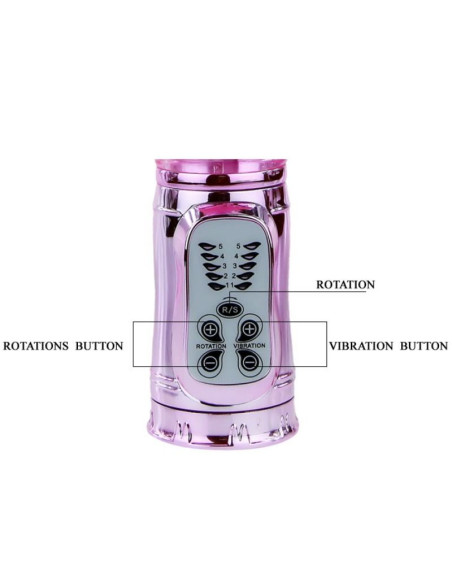 BAILE VIBRADOR RECARGABLE CON ROTACION Y ESTIMULADOR THROBBING BUTTERF BAILE VIBRADOR RECARGABLE CON ROTACION Y ESTIMULADOR THROBBING BUTTERF