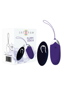 INTENSE FLIPPY II HUEVO RECARGABLE REMOTO LILA