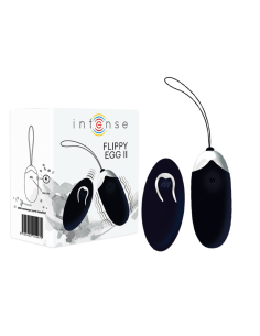 INTENSE FLIPPY II HUEVO RECARGABLE REMOTO NEGRO
