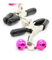 OHMAMA FETISH - NIPPLE CLAMPS WITH PINK BELL