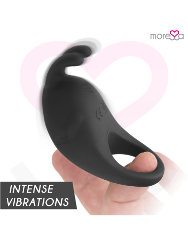 MORESSA BRAD PREMIUM SILICONE RECARGABLE NEGRO