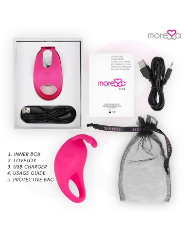MORESSA BRAD PREMIUM SILICONE RECARGABLE ROSA