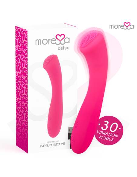MORESSA CELSO MASAJEADOR DUO PUNTO G Y SUERO PELVICO PREMIUM SILICONE RECARGABLE MORESSA CELSO MASAJEADOR DUO PUNTO G Y SUERO PELVICO PREMIUM SILICONE RECARGABLE