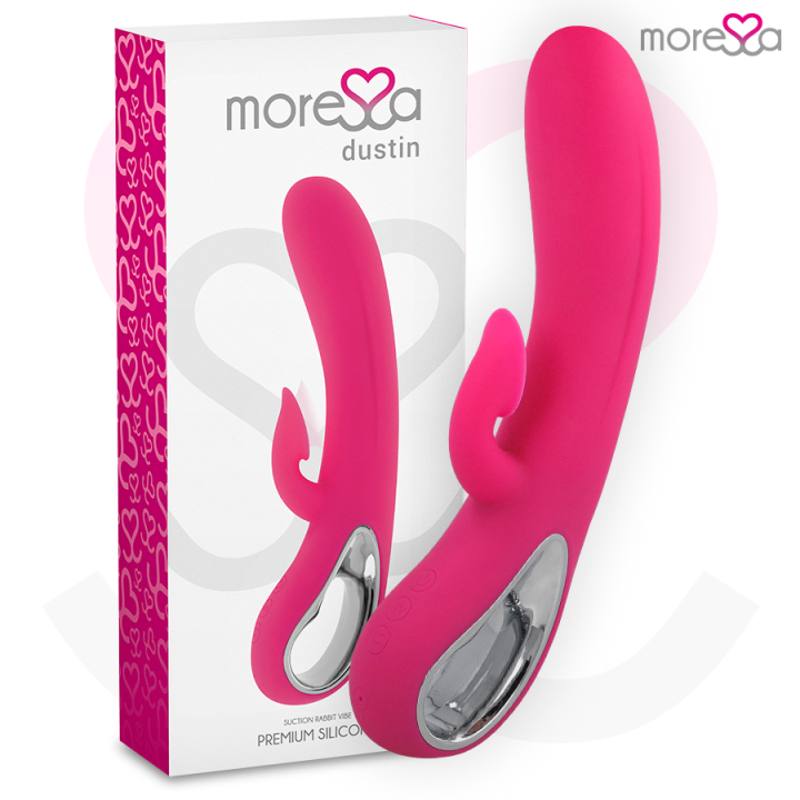 MORESSA DUSTIN ONDAS ESTIMULADORAS CLITORIAL Y POTENTE VIBRACION PREMIUM SILICONE RECARGABLE