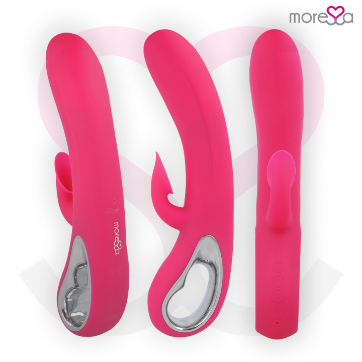 MORESSA DUSTIN ONDAS ESTIMULADORAS CLITORIAL Y POTENTE VIBRACION PREMIUM SILICONE RECARGABLE