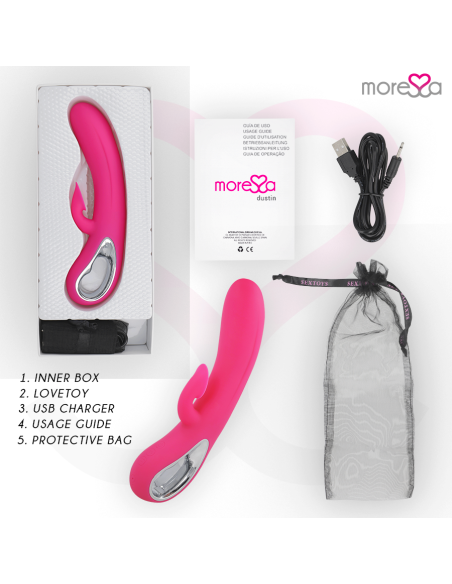 MORESSA DUSTIN ONDAS ESTIMULADORAS CLITORIAL Y POTENTE VIBRACION PREMIUM SILICONE RECARGABLE MORESSA DUSTIN ONDAS ESTIMULADORAS CLITORIAL Y POTENTE VIBRACION PREMIUM SILICONE RECARGABLE