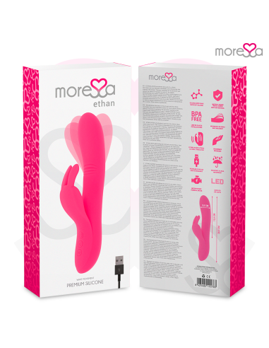 MORESSA ETHAN EFECTO WAVE MAS POTENTE VIBRACION PREMIUM SILICONE RECARGABLE
