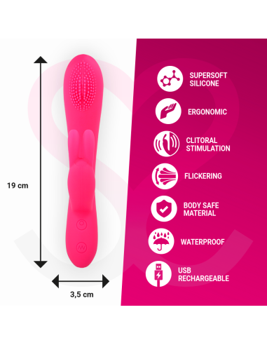 MORESSA GINO TICKLING VAGINAL PREMIUM SILICONE RECARGABLE