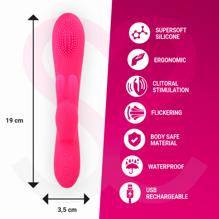 MORESSA GINO TICKLING VAGINAL PREMIUM SILICONE RECARGABLE