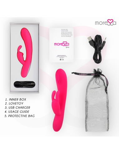 MORESSA GINO TICKLING VAGINAL PREMIUM SILICONE RECARGABLE