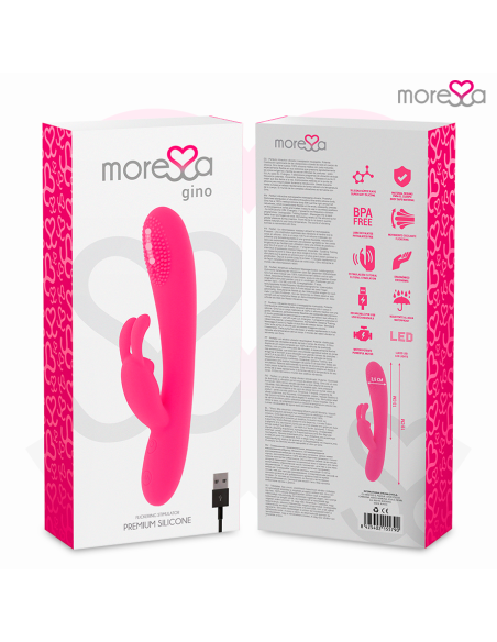 MORESSA GINO TICKLING VAGINAL PREMIUM SILICONE RECARGABLE