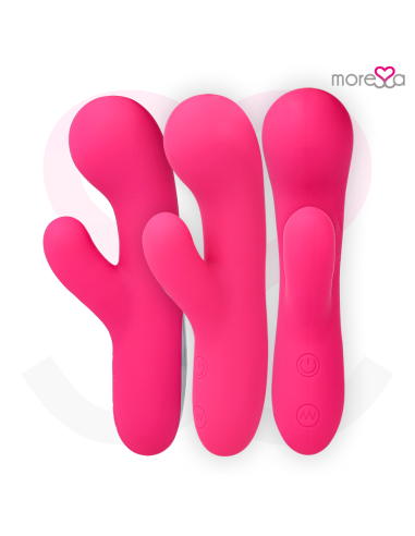 MORESSA JERRY CLIP VIBRADOR PUNTO G Y CLITORIS PREMIUM SILICONE RECARGABLE