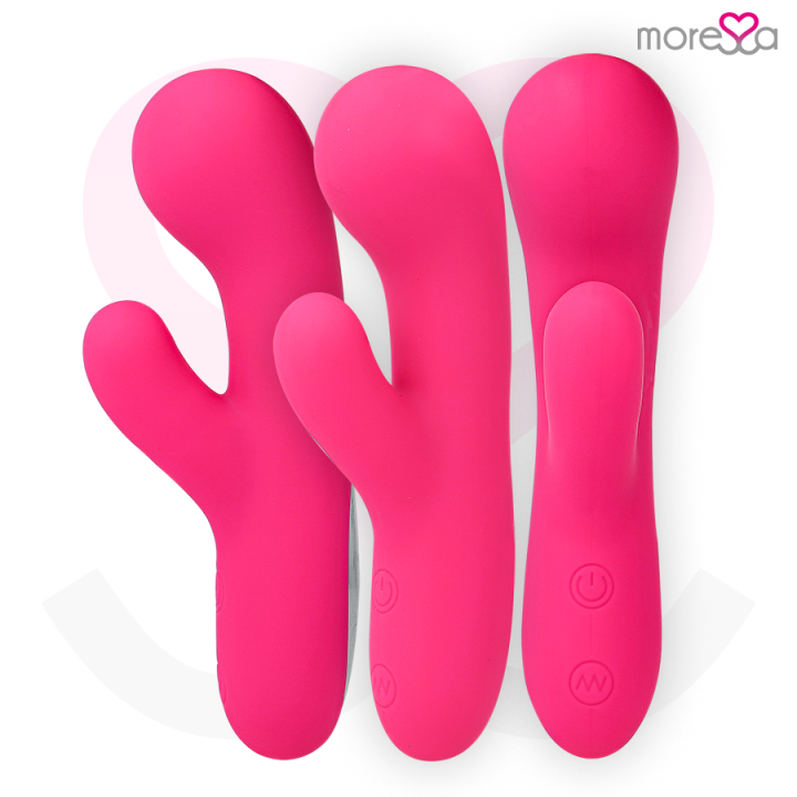 MORESSA JERRY CLIP VIBRADOR PUNTO G Y CLITORIS PREMIUM SILICONE RECARGABLE