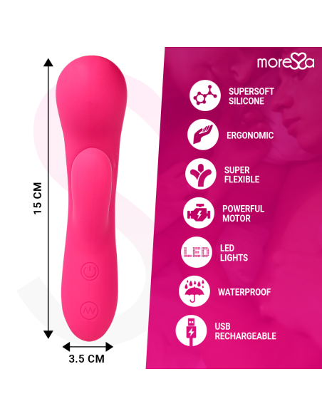 MORESSA JERRY CLIP VIBRADOR PUNTO G Y CLITORIS PREMIUM SILICONE RECARGABLE MORESSA JERRY CLIP VIBRADOR PUNTO G Y CLITORIS PREMIUM SILICONE RECARGABLE