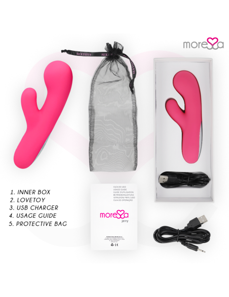 MORESSA JERRY CLIP VIBRADOR PUNTO G Y CLITORIS PREMIUM SILICONE RECARGABLE MORESSA JERRY CLIP VIBRADOR PUNTO G Y CLITORIS PREMIUM SILICONE RECARGABLE