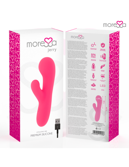 MORESSA JERRY CLIP VIBRADOR PUNTO G Y CLITORIS PREMIUM SILICONE RECARGABLE MORESSA JERRY CLIP VIBRADOR PUNTO G Y CLITORIS PREMIUM SILICONE RECARGABLE