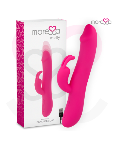 MORESSA MOLLY IMPULSOR UPDOWN Y POTENTE VIBRACION PREMIUM SILICONE RECARGABLE